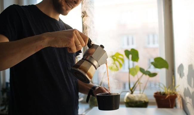 Find your perfect fit at Foundry at Heartland Crossing a man pouring coffee into a cup