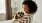 a person holding a dog
